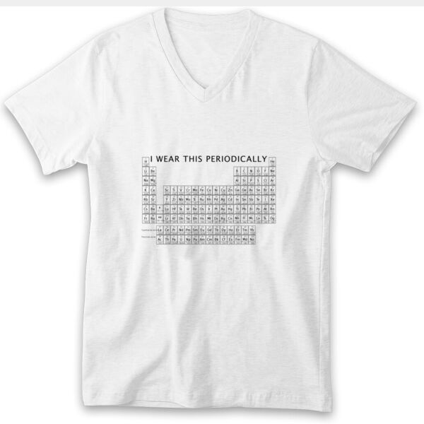 I Wear This Periodically Men's V-neck Tshirt | Periodic Table of Elements Thumbnail
